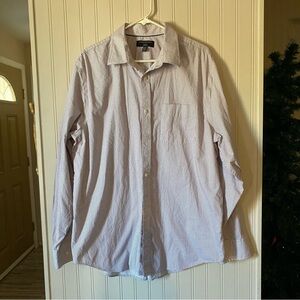 Men’s Banana Republic button up long sleeve shirt with blue and red “checks” XL
